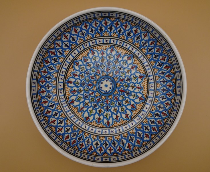 Eerlijk & Werelds schaal aardewerk Tunesië