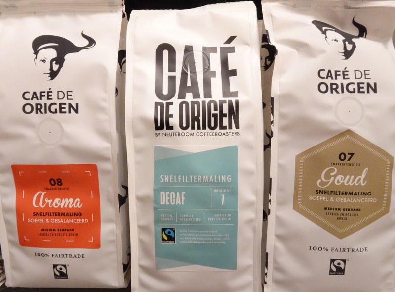 Eerlijk & Werelds koffie Café de origen